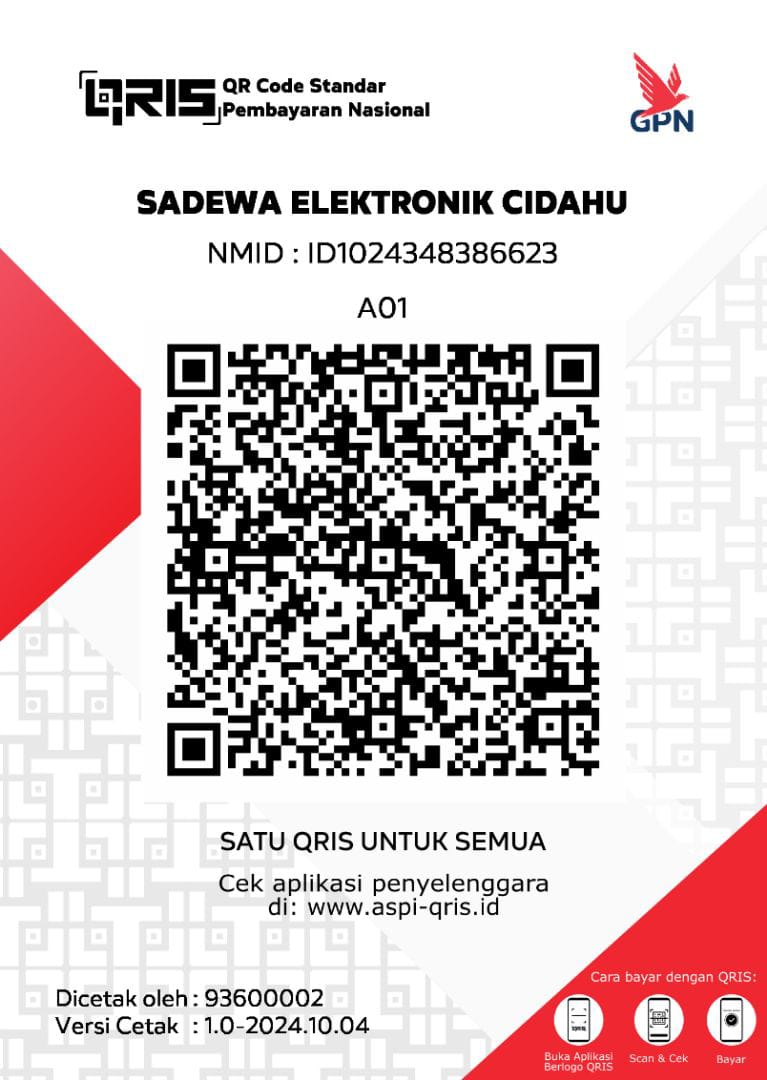 QRIS Sadewa Elektronik Cidahu